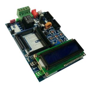 ABm112LI مین برد کامل و راه انداز GPS / GSM / GPRS سری SIM800 همراه با میکروکنترلر ATmega32 و LCD ولتاژ 12 ولت با رگولاتور داخلی